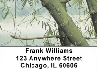Through The Bamboo Address Labels | LBZNAT-37