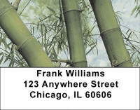 Through The Bamboo Address Labels | LBZNAT-37