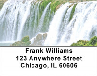Tropical Falls Address Labels | LBZNAT-48