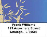 Bamboo Blues Address Labels | LBZNAT-55