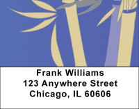 Bamboo Blues Address Labels | LBZNAT-55