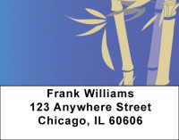 Bamboo Blues Address Labels | LBZNAT-55