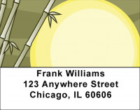 Bamboo Sunrise Address Labels | LBZNAT-59