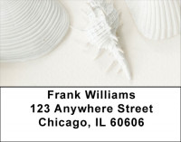 Perfectly White Shells Address Labels | LBZNAT-61