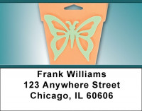 Insects On Flower Pot Address Labels | LBZNAT-63