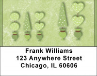 Topiary Tree Abstracts Address Labels | LBZNAT-66