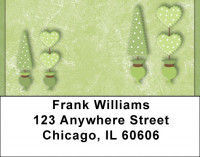 Topiary Tree Abstracts Address Labels | LBZNAT-66