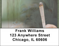Rasta Man Address Labels | LBZPAT-34