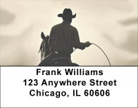 Dusty Cowboys Address Labels | LBZPRO-27