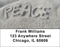 Give Peace A Chance Address Labels | LBZPRO-36
