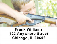 Young Hunters Address Labels | LBZPRO-39