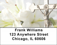 Christian Symbols Address Labels | LBZREL-10