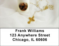 Catholic Symbols Of Faith Address Labels | LBZREL-14