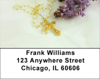 Catholic Symbols Of Faith Address Labels | LBZREL-14