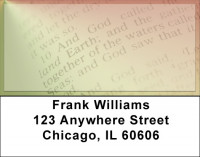 Bible Verses Address Labels | LBZREL-15