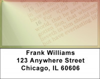 Bible Verses Address Labels | LBZREL-15
