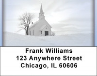 Church And Steeples Address Labels | LBZREL-16