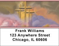 Crosses - Golden Crosses Address Labels | LBZREL-17