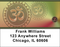Hinduism Aum Symbols Address Labels | LBZREL-24