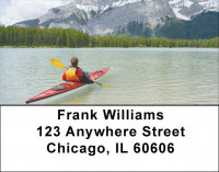 Serenity On The Kayak Address Labels | LBZSAI-08