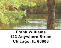 Serenity On The Kayak Address Labels | LBZSAI-08