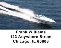 Speed Boats Address Labels | LBZSAI-16