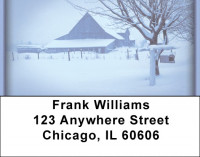 Winter on the Prairie Address Labels | LBZSCE-07