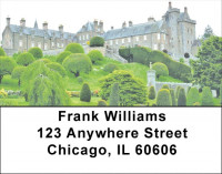 European Castles Topiary Gardens Address Labels | LBZSCE-13