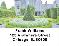 European Castles Topiary Gardens Address Labels | LBZSCE-13