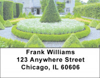 European Castles Topiary Gardens Address Labels | LBZSCE-13