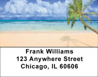 Palm Tree Paradise Address Labels | LBZSCE-22