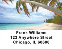 Palm Tree Paradise Address Labels | LBZSCE-22