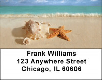 Sand and Shells Address Labels | LBZSCE-24