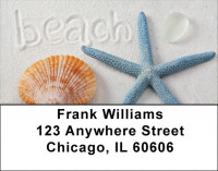 Beachy Blue Address Labels | LBZSCE-27