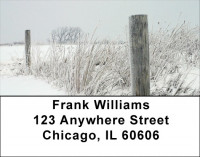 Barbed Wire Fences Address Labels | LBZSCE-36