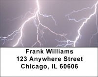 Electrical Storm Address Labels | LBZSCE-38