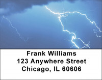 Electrical Storm Address Labels | LBZSCE-38
