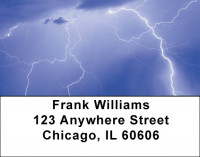 Electrical Storm Address Labels | LBZSCE-38