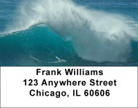Big Waves Address Labels | LBZSCE-39