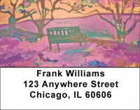 Benches Address Labels | LBZSCE-45