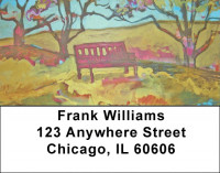 Benches Address Labels | LBZSCE-45