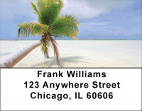 Palms On Beach Address Labels | LBZSCE-54