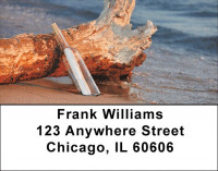 Message In Bottle Address Labels | LBZSCE-56