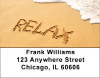 Relax And Unwind Address Labels | LBZSCE-58