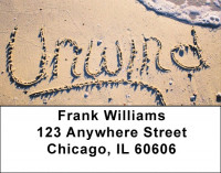 Relax And Unwind Address Labels | LBZSCE-58