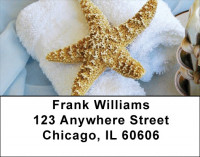 Seashells - Spa Time Address Labels | LBZSCE-61
