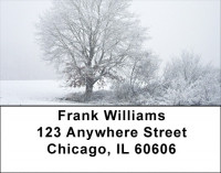 Snowy Winters Address Labels | LBZSCE-67