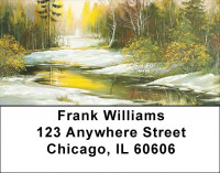 Winter Sunrise Address Labels | LBZSCE-68