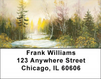 Winter Sunrise Address Labels | LBZSCE-68