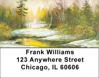 Winter Sunrise Address Labels | LBZSCE-68